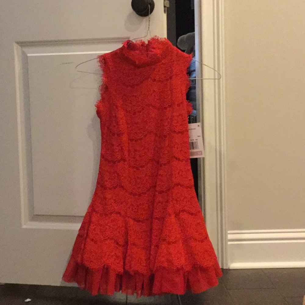 A red dress